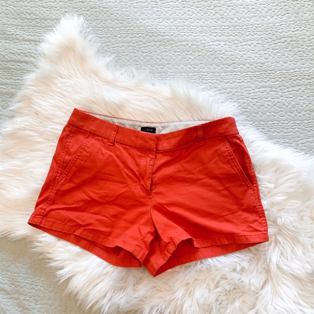 Red/orange J.Crew Shorts